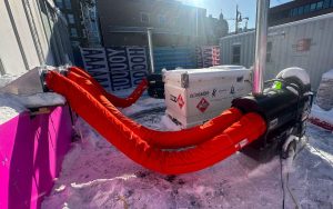 A Flagro commercial heater.